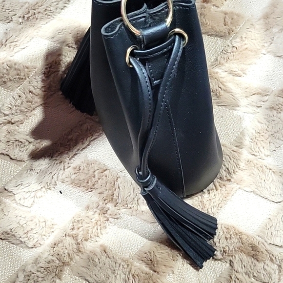 Black leather handbag - Picture 4 of 6
